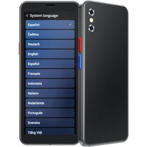 Real-Time AI Language Translator Device - Two Way Voice Translation Recorder, Updated Support 150 Languages Translating, ChatGpt Online/Offline, Recording, Photo Translation with 6inch HD Touch Screen (blue)