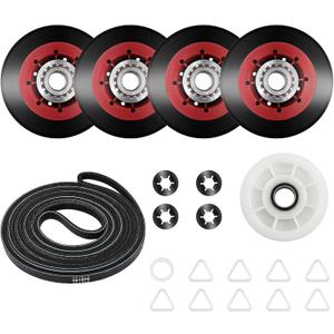 4392067 Dryer Repair Kit Replaces Whirlpool Kenmore WED4815EW1 MEDC215EW1 WED75HEFW0 WED70HEBW0 MEDB765FW0 MEDB200VQ0 - Compatible with Most 27" Dryer Models - by AMI PARTS