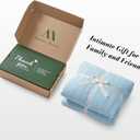 Amlie Home Waffle Cooling Comforter King Size, Q-Max 0.45 Reversible Lightweight Cooling Blanket for Hot Sleepers, Breathable Bedding for Night Sweats, 106"x90", Sky Blue
