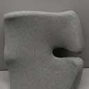 C CUSHION LAB Patented Pressure Relief Seat Cushion for Long Sitting Hours on Office/Home Chair, Car, Wheelchair - Extra-Dense Memory Foam for Hip, Tailbone, Coccyx, Sciatica - Light Grey (Gray)