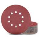 9 Inch 10 Holes Sanding Disc 100 Grit Drywall Sandpaper 30PCS for Popcorn Ceiling Sander Pads