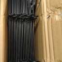 FOREHOGAR Metal Garden Fence 28in (H) x 37.3ft (L), 16 Panels + 17 Stakes Dog Fences Border Fence Animal Barrier, No Dig Garden Fencing for Yard Flower Bed Patio Outdoor, CTW2816 Black