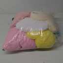 9 Pcs Pastel Colors Christmas Heart Pillow Faux Rabbit Fur Fluffy Heart Throw Pillows Cute Decorative Soft Throw Cushion for Women Couch Bed Sofa Chair Home