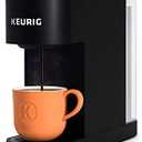 Keurig K-Slim Single Serve K-Cup Pod Coffee Maker, Multistream Technology, 3 Brew Sizes, Slim and Sleek Design, 46oz Removable Reservoir, Black