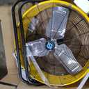 Tornado 24" Metal Drum Fan - High Velocity, 7700 CFM, 3-Speed, Heavy Duty for Industrial & Commercial Use, 1/3 HP Motor, 8 FT Cord, ETL Listed