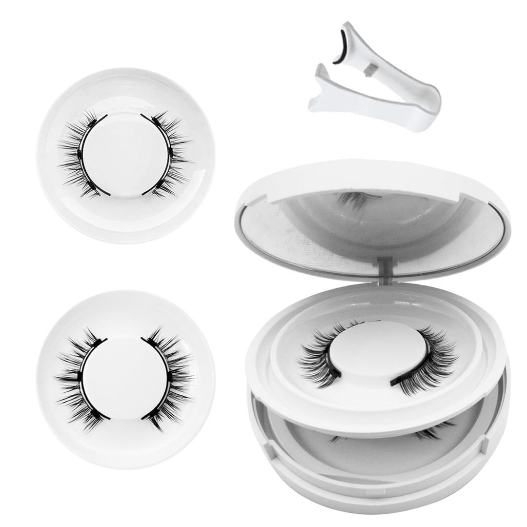 False Eyelashes with Applicator(Natural+Iris)