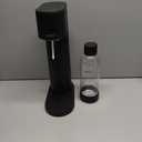 Woody Sparkling Water Maker - Silent Carbonated Water Machine Made of Renewable Wood Composite and 1L Water Bottle - Without CO2 Cylinder - Seltzer Maker Machine - Colour Black