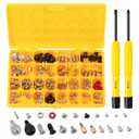 23Sizes PCIe NVMe M.2 Screws Standoff Nut ATX SSD Mounting Screw Kit for Motherboard, SSD, HDD Hard Drive, CD-ROM, Fan, PC Case for Computer Laptop Notebook DIY & Repair