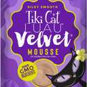 Tiki Cat Luau Velvet Mousse, Chicken & Egg in Broth, Complete Nutrition for Balanced Diet, Wet Cat Food For All Life Stages, 2.8 oz. Pouch (12 Count) (EXP 08/28/27)
