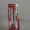 uni one P Retractable Gel Pens, Micro Point (0.5mm), Peach, Soda, Black, 2 Pack