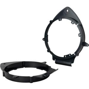 Scosche SAGMHR634 6.5-6.75 Speaker Adapters Compatible with Select 2005-20 GM Vehicles - 6 1/2" to 6 3/4" Adapter Spacer for Car Door Speakers - Sold in Pairs - See Fit Guide in Image for Vehicles