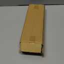 QCAA Solid Brass Mail Slot, with Solid Brass Interior Frame, 10" x 3", Matte Black, 1 Pack, Made in Taiwan