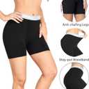 wirarpa Women's Boxer Briefs Cotton Underwear Anti Chafing Boy Shorts Panties 5.5" Inseam 4 Pack XL