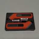 ETENWOLF Digital Tire Pressure Gauge 2 Pack, Industrial Tire Gauge 3-200 PSI, Calibrated to ANSI B40.7 Grade 2A(Plus-Minus 0.5%), Air Pressure Gauge with Replaceable AAA Batteries (Vivid Orange)