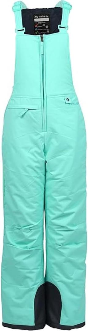 Arctix Kids Insulated Snow Bib Overalls (Medium, Island Azure)