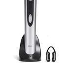 Oster Cordless Electric Bottle Opener with Foil Cutter, Silver  