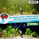 PONDFORSE Canister Filter, External Aquarium Filter Ultra-Quiet Water Circulation Cleaning Machine with Media for Fish Tanks and Aquariums
