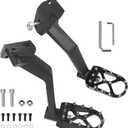 Adjustable Passenger Foot Pegs Fit for Can-Am Ryker 600 900 Rally Sport 2019-2025 Rear Floorboards Anti-Slip Foot Rest with Studs (MAX Mount 219400800 Required)