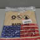 TKTSO Women American Flag Cap Sleeve Knit Sweater Vest Summer Crew Neck Sleeveless Top Casual Vacation Pullover Tank Top(M, Beige01)