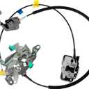 Nakuuly Right Passenger Side Rear Door Lock Latch & Cable for Ford F250 F350 F450 F550 Super Duty 1999-2007, Upper and Lower Latches Assembly Replace 6C3Z-28264A00-A 6C3Z28264A00A