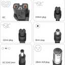 ETL Certified 29.4V 2A Electric Scooter & Hoverboard Fast Charger for 24V 25.2V 7S Lithium Battery, Universal 7-in-1 ebike Replacement Plugs for Gotrax/Jetson/Razor/Ninebot/Segway,etc
