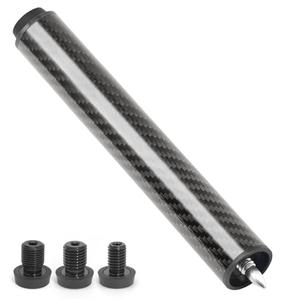 MoyanSuper Pool Cue Extension with 3 Bumpers Carbon Fiber Billiard Cue Extender Pool Cue Accessories, 8 inches extension