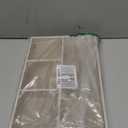 Desktop PU Leather Storage Rack, Proxy Parking tray, Dressing table Desktop Organizer, with 4 Compartments for Placing Mobile Phones, Remote controls, Cosmetics, Watches, and other Decorative trays. (Pearl White)