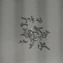 30 Pcs 1/4"-20 x1 Wing Screw Bolts and Wing Nut Kit Butterfly Screws and Nut with Hand Twist Tighten Wing Head Zinc Plated Hardware Fitting Fastenings Assortment Kit (Silver)