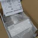 8" White Dryer Vent Cover - 304 Stainless Steel Wall Cap, Screen and Damper