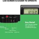 Call Blocker for Landline Phones, 2000 Groups, LCD Screen Display, Anti Harassment, Display Brightness, Large Capacity Prevent Harassment Caller ID Box with LCD Display