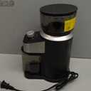 Electric Burr Coffee Grinder with 25 Grind Setting for 2-12 Cup Adjustable Stainless Steel Dosing Bean Mill Home Automatic Conical Freshly Ground Espresso Grinder with Cleaning Brush Black