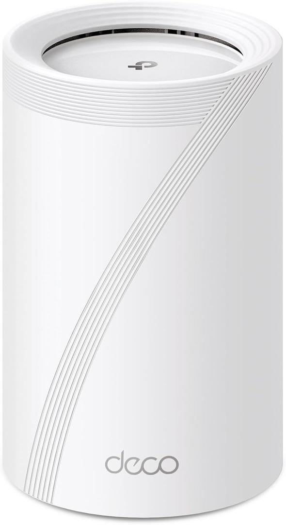 TP-Link Deco BE63 Tri-Band WiFi 7 BE10000 Whole Home Mesh System- 6-Stream 10 Gbps, 4X 2.5G Ports Wired Backhaul, 4X Smart Internal Antennas, VPN, MU-MIMO, HomeShield, Free Expert Support (1-Pack)