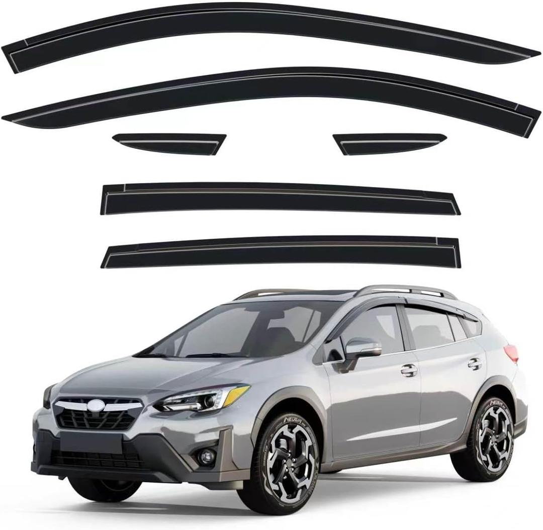 Window Visors Rain Guards for 2024-2026 Subaru Crosstrek & Impreza