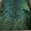 Artificial Fake Palm Tree 9FT 1Pack with White Planter & Free Moss, UV Resistant Artificial Palm Tree for Outdoors, Fake Plants for Poolside Home Room Decor, Faux Plants Outdoor Decor