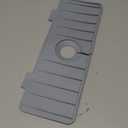 Silicone Faucet Handle Drip Catcher Drying Tray Mat Dish Soap Sponge Holder Accessories Gadgets for Kitchen Counter Bathroom Kitchen Sink Splash Guard -Grey