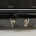 NINETYGO Carry On Luggage 22x14x9 Airline Approved, 20 Inch Luggage with Smooth Spinner Wheels, Expandable, Hard Shell PC Suitcase, Lightweight Travel Luggage, TSA Approved (Black, Rhine Max)