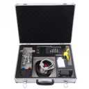 Handheld Ultrasonic Flowmeter TDS-100H Digital Ultrasonic Liquid Flowmeter Portable Liquid Flow Meter Clamp on Flowmeter with M2 Transducer for Copper PVC Pipe DN50-700mm 1/2''-28"