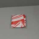 24 Inch Candy Cane Swirl Christmas Tree Skirt Red and White Christmas Tree Mat Reusable Peppermint Candy Ornaments for Xmas Winter Home Office Decoration Party Supplies