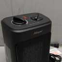 Space Heater, 1500W Electric Heaters Indoor Portable with Thermostat, PTC Fast Heating Ceramic Room Small Heater with Heating and Fan Modes for Bedroom, Office and Indoor Use (10IN)