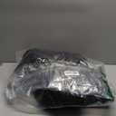 iCKER Mens Trench Coat Winter Wool Blend Jacket Overcoat Long Top Coat Warm Pea Coat, XL, Black