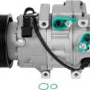 ECCPP A/C Compressor with Clutch 2013-2018 Fit for Hyundai Santa Fe Sport 2.0L 2.4L 2011-2015 Fit for Kia Sorento 2.4L AC Compressor Strong Cooling