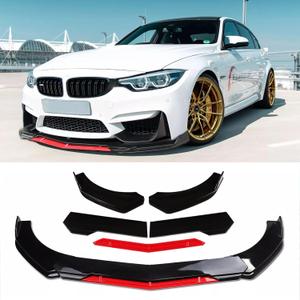 JMTBNO Universal Front Bumper Lip Splitter Spoiler Car Front Lip Compatible with Honda Civic Accord Nissan Altima Toyota Camry Corolla Dodge Challenger Nissan 350Z Camaro Ford Mustang Subaru WRX