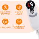 Electric Heated Blanket 6 Heating Settings & 10H Auto Off Full 7284 Double Sided Plush Sherpa Ultra-Soft Warm Thick, Machine Washable, Fast Heating, Home Office, Dark Purple