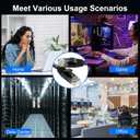 Cat 6 Ethernet Cable 3ft (6 Pack) (at a Cat5e Price but Higher Bandwidth) Flat Internet Network Cable - Cat6 Ethernet Patch Cable Short - Black Computer Cable with Snagless RJ45 Connectors