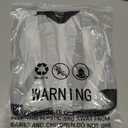 ZENPUNK Clear Backpack for Stadium Approved 12126, Small Size See Through Bag, PVC Transparent Backpack for Festival Sport Event Concerts (BLK) (Black)