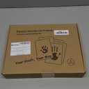 Family Handprint Kit - Baby Hand and Footprint Kit, Adoption Gifts, Family Gifts for New Parents, Christmas, New Mom, DIY Craft Keepsake Wooden Frame, 5 Non-Toxic Paints (White)