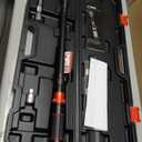 VANPO Torque Wrench 1/ 2-Inch Drive, 20-260 Ft-Lb/ 27.1-352.3 Nm, 22.04", Click Style, Dual Direction, 72 Tooth, Adjustment Torque Wrench with 1/ 2" to 3/ 8" Adapter & 125mm Extension Bar for Car & Truck