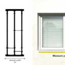 SWB Adaptable Window Bars Security for Windows - Model B | Easy DIY Installation | Suitable for Both Frame and Wall | Telescopic System | Patented Security Innovation