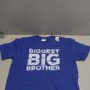 Biggest Big Brother Shirt Adult Men Boy Brother to Be T-Shirt (M, Royal Blue)