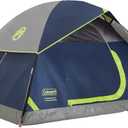 Coleman Sundome Camping Tent with Rainfly, 2 Person Tent Sets Up in 10 Mins, Weatherproof Shelter for Camping, Festivals, Backyard, Sleepovers, & More, Contains Pfas